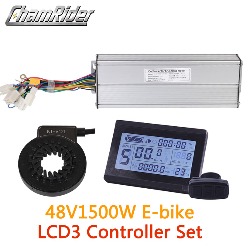 48V 60V 1500W Sine Wave Controller LCD3 display Meter PAS